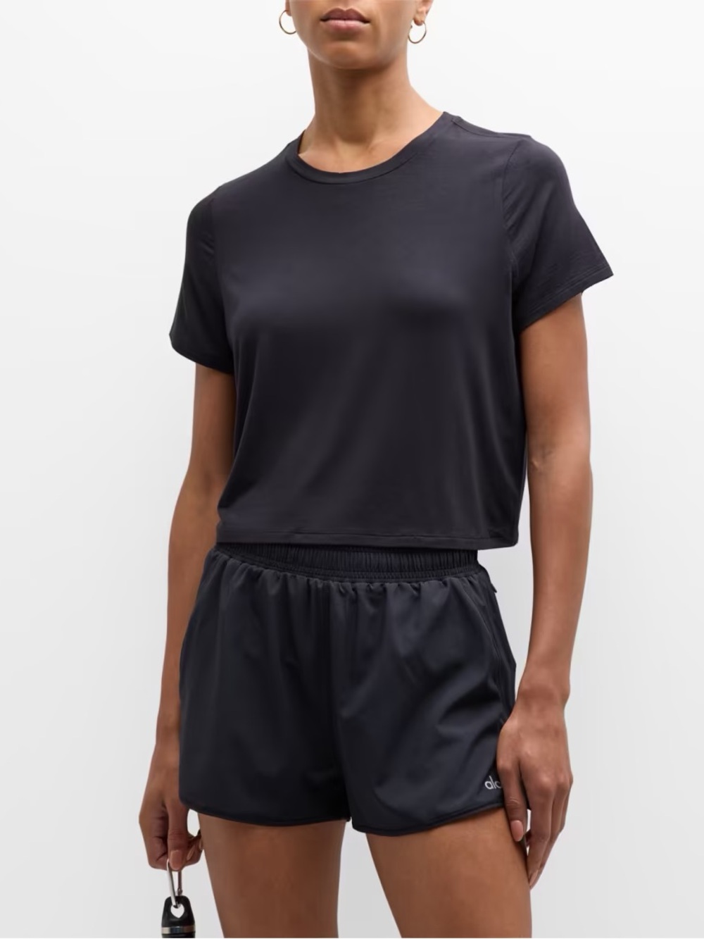 Alo Yoga Cropped All Day Tee